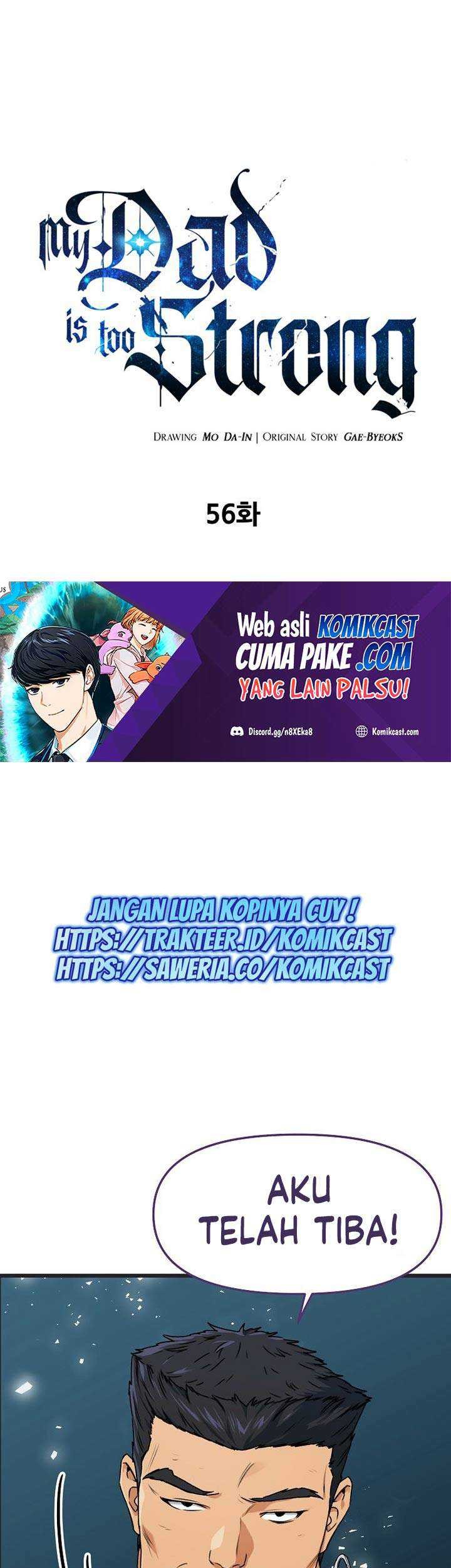 Baca  My Dad Is Too Strong Chapter 56 Gambar 2
