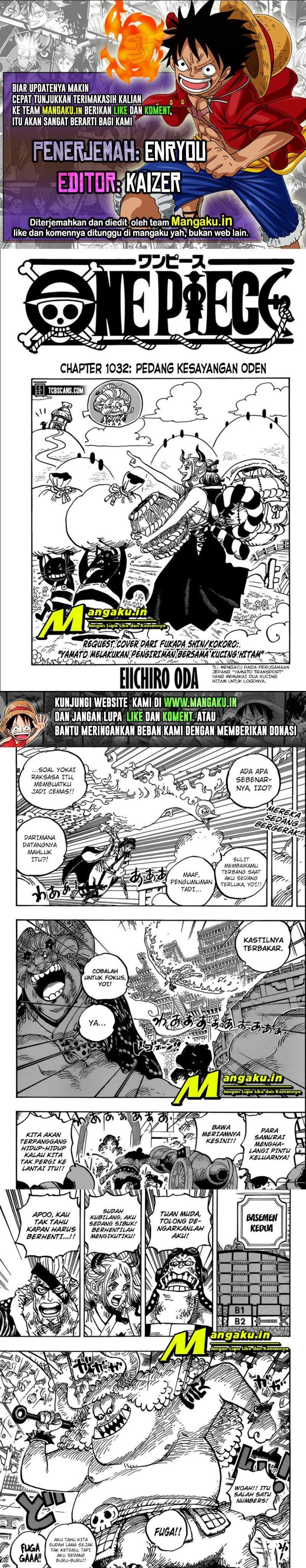Baca Komik One Piece Chapter 1032 HD Gambar 1