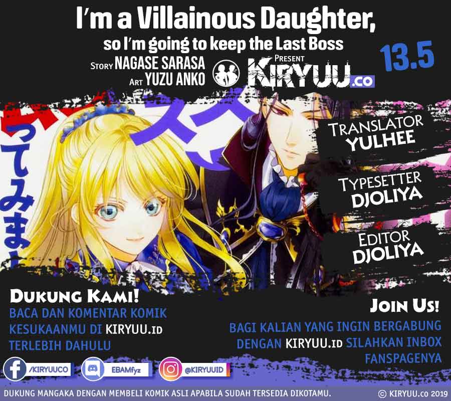 Baca Komik I’m a Villainous Daughter so I’m going to keep the Last Boss Chapter 13.5 Gambar 1