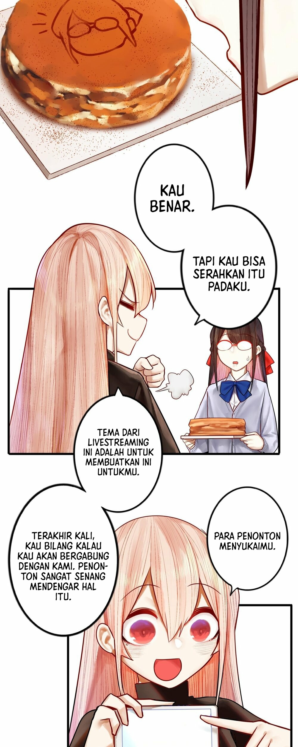 Miss, don’t livestream it! Chapter 26.2 Gambar 14