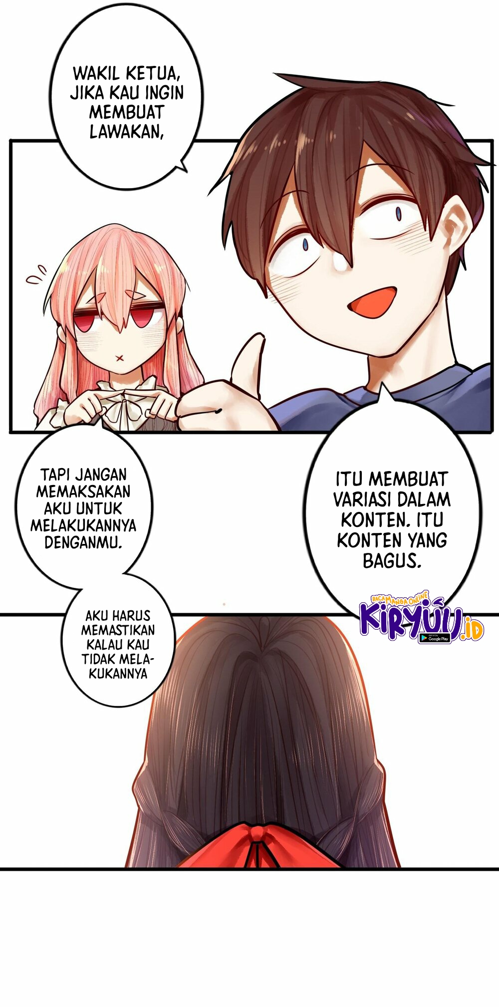 Miss, don’t livestream it! Chapter 26.2 Gambar 16