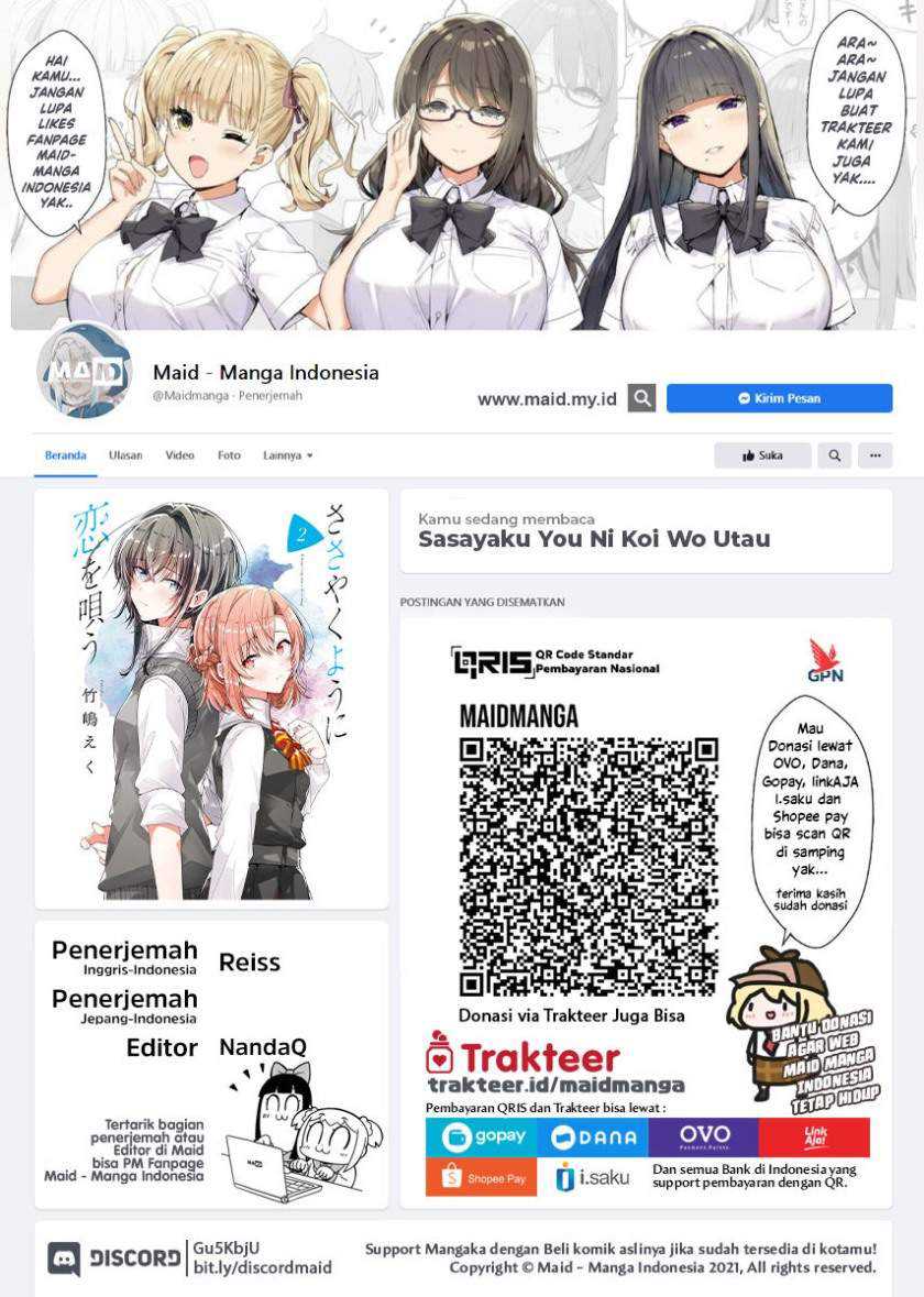 Baca  Sasayaku you ni koi wo utau Chapter 25 Gambar 2