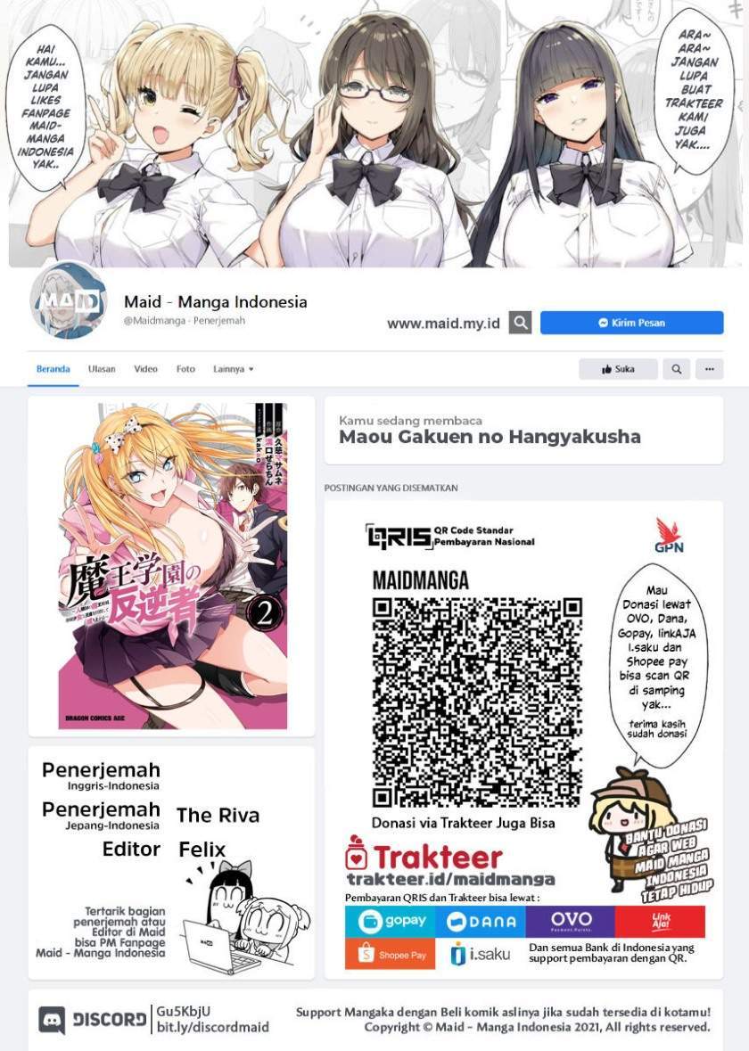 Baca  Maou Gakuen no Hangyakusha Chapter 18 Gambar 2