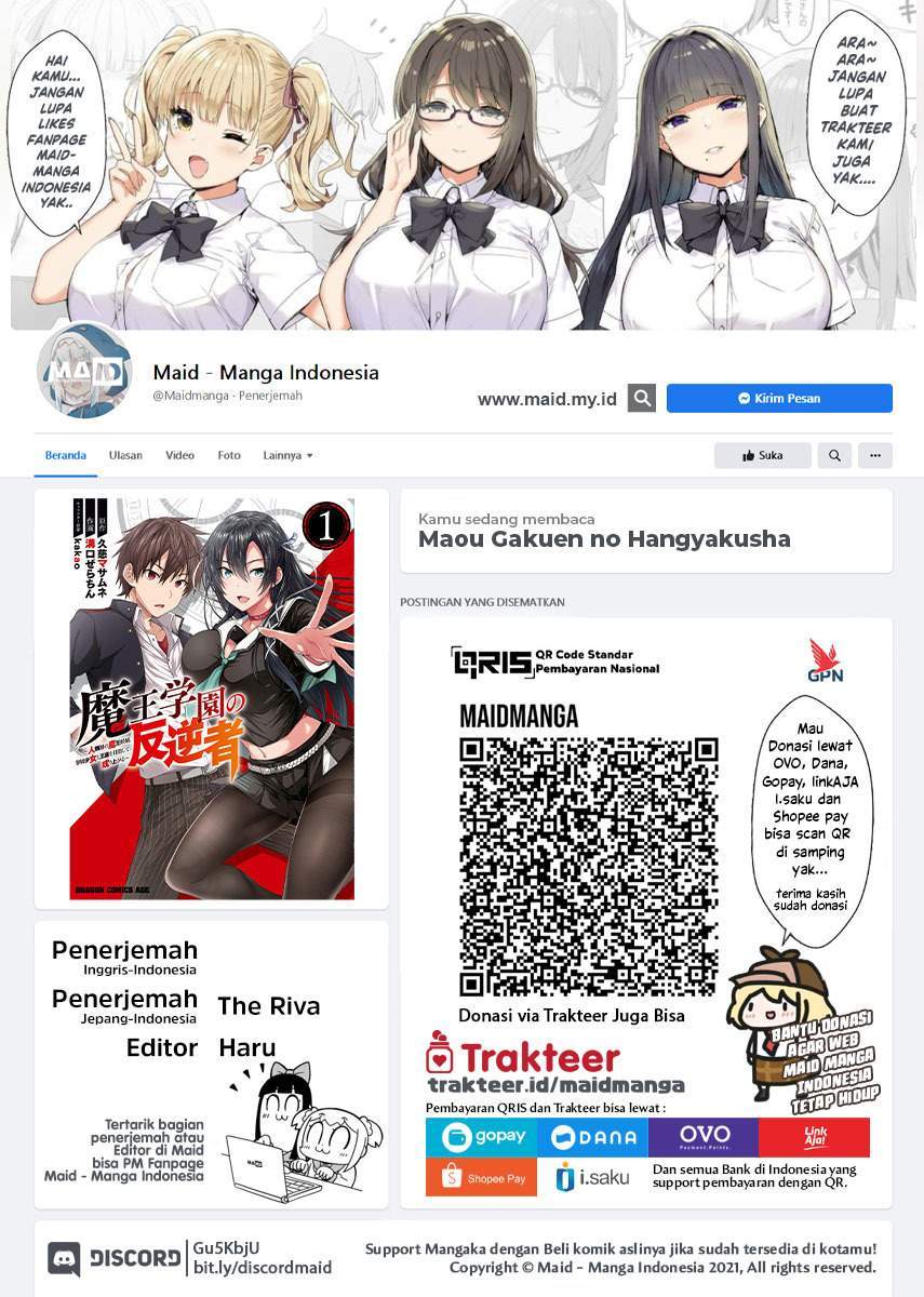Baca  Maou Gakuen no Hangyakusha Chapter 14 Gambar 2