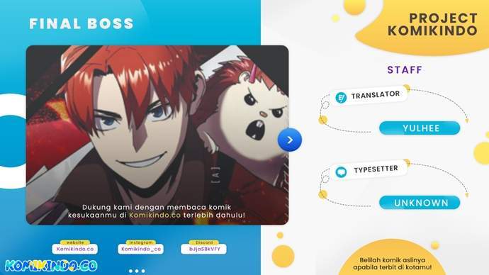 Baca Komik Final Boss Chapter 8 Gambar 1