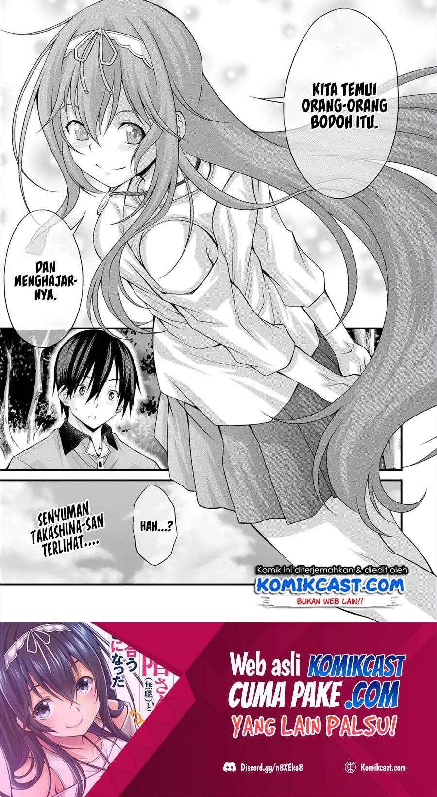 Kirei na Kurokami no Takashina-san (Mushoku) to Tsukiau Koto ni Natta Chapter 06.3. Gambar 8