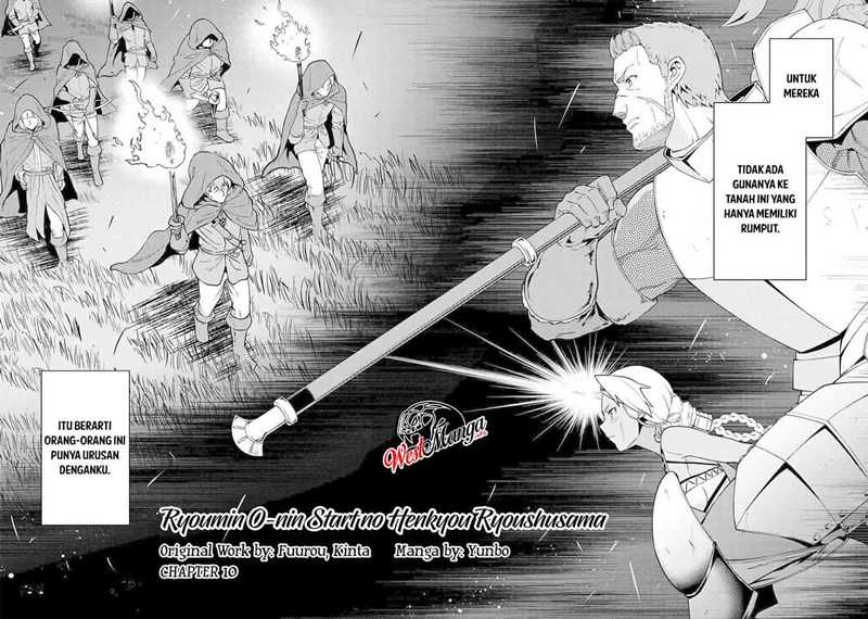 Ryoumin 0-nin Start no Henkyou Ryoushusama Chapter 10 Gambar 5