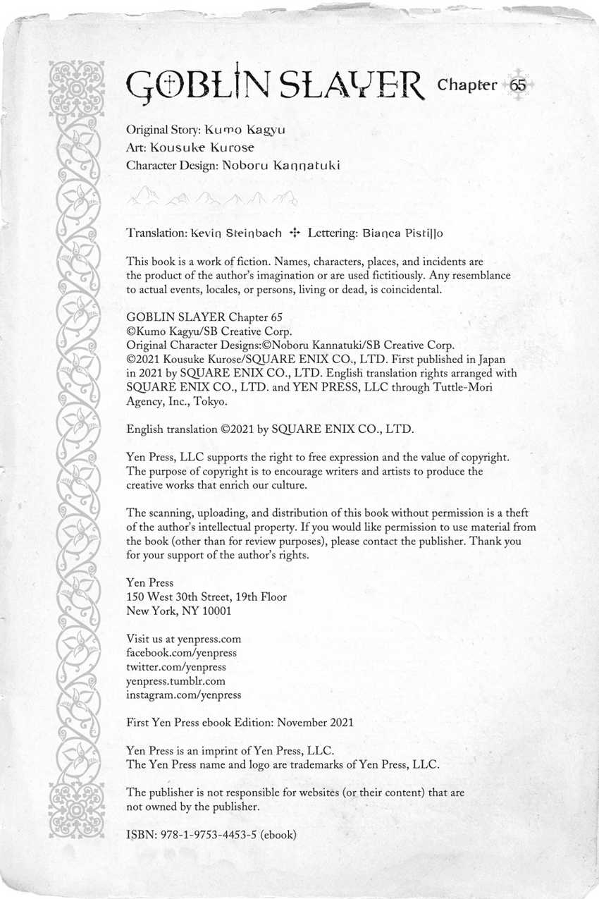 Goblin Slayer Chapter 65 Gambar 26