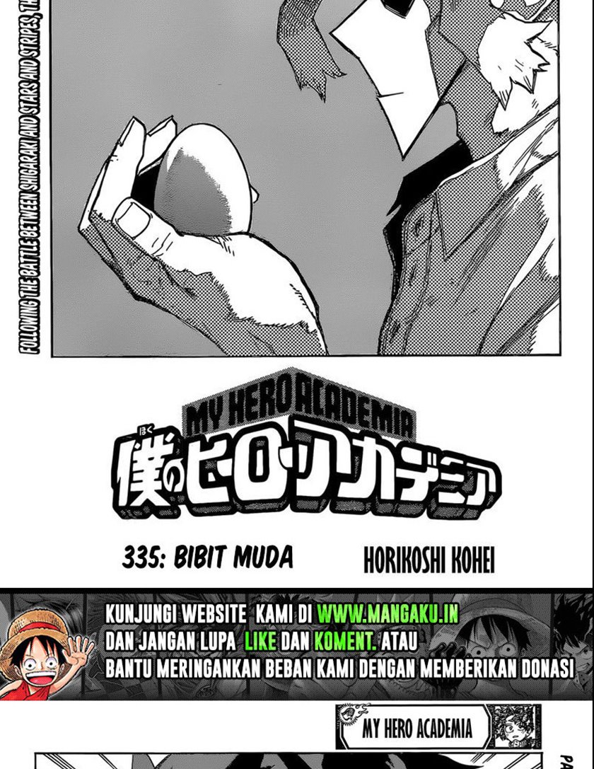Baca Manga Boku no Hero Academia Chapter 335 Gambar 2