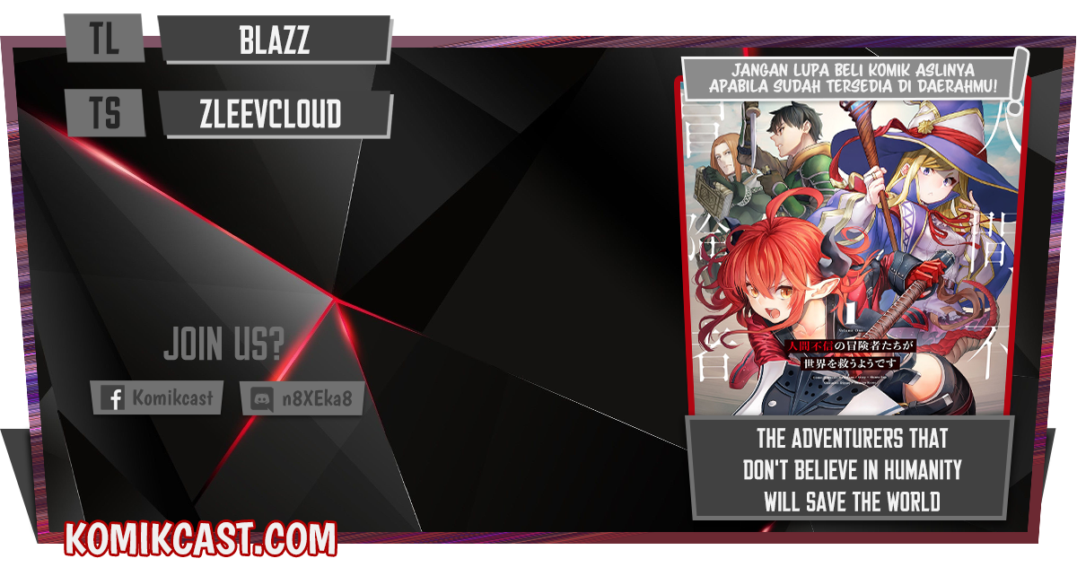 Baca Komik The Adventurers That Don’t Believe In Humanity Will Save The World Chapter 24 Gambar 1
