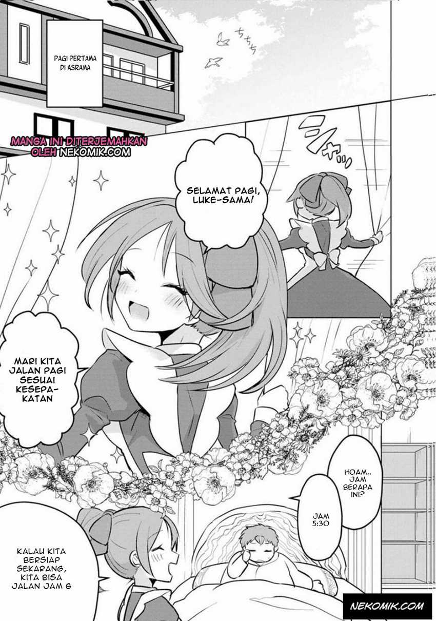 Baca Tensei Saki ga Zannen Ouji Datta Ken: Ima wa Fukkin 1-kai mo Dekinai kedo Yasete Isekai Sukuimasu Chapter 09 Gambar 2