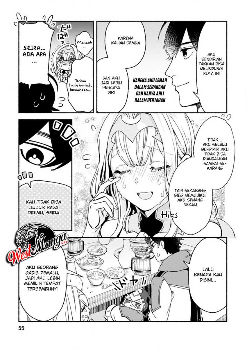 Sono Monban, Saikyou Nitsuki: Tsuihou Sareta Bougyo Ryoku 9999 no Senshi, Outo no Monban Toshite Musou Suru Chapter 07.2 Gambar 10
