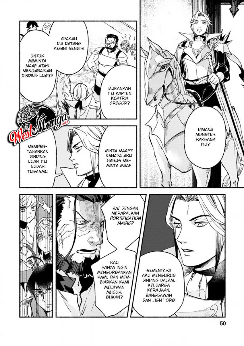 Sono Monban, Saikyou Nitsuki: Tsuihou Sareta Bougyo Ryoku 9999 no Senshi, Outo no Monban Toshite Musou Suru Chapter 07.2 Gambar 5