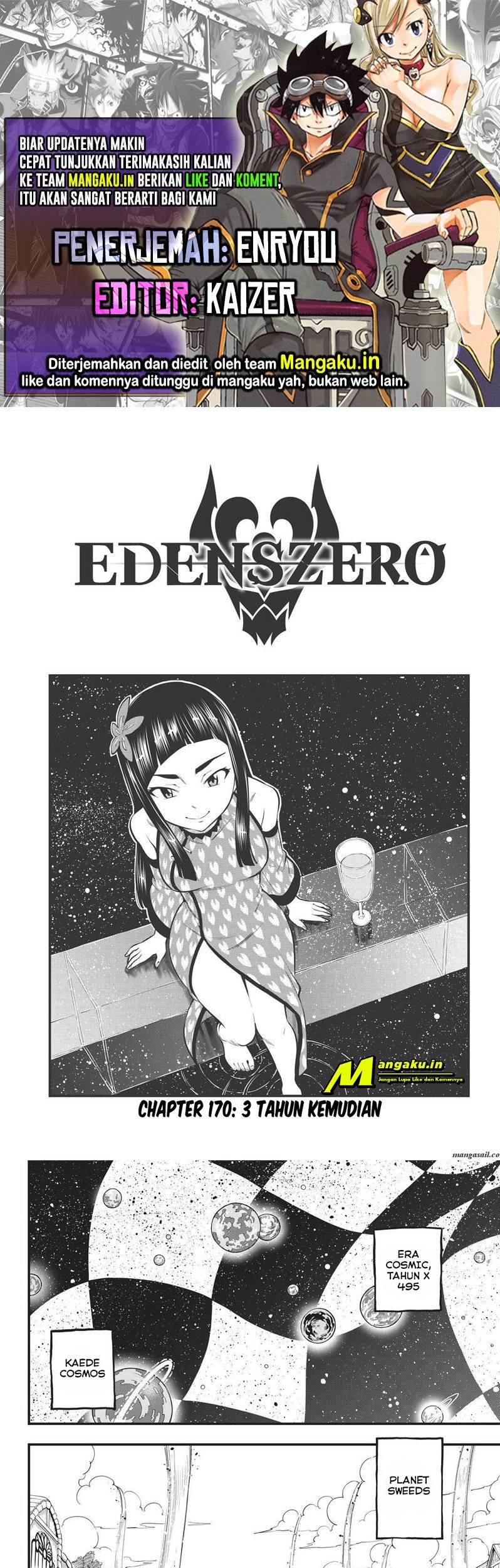 Baca Komik Eden's Zero Chapter 170 Gambar 1