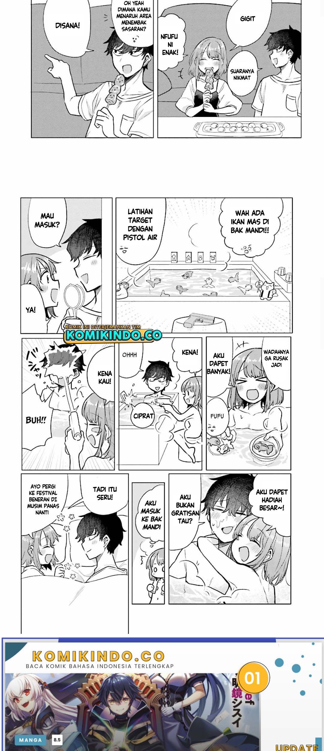 Girlfriend Who Absolutely Doesn’t Want to Take a Bath VS Boyfriend Who Absolutely Wants Her to Take a Bath Chapter 41 Gambar 3