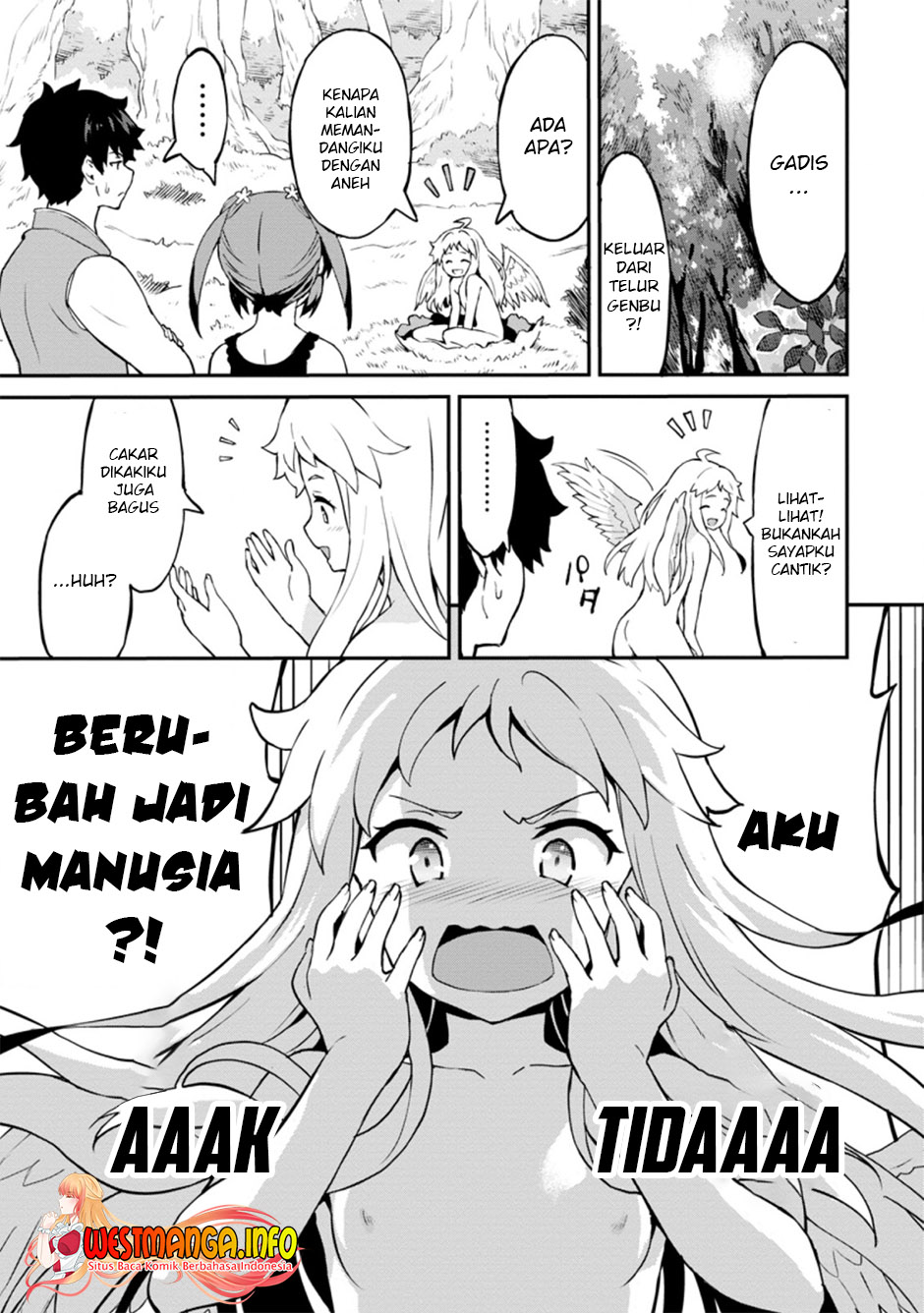 Baca Taberu dake de Level-Up! Damegami to Issho ni Isekai Musou Chapter 25.1 Gambar 2