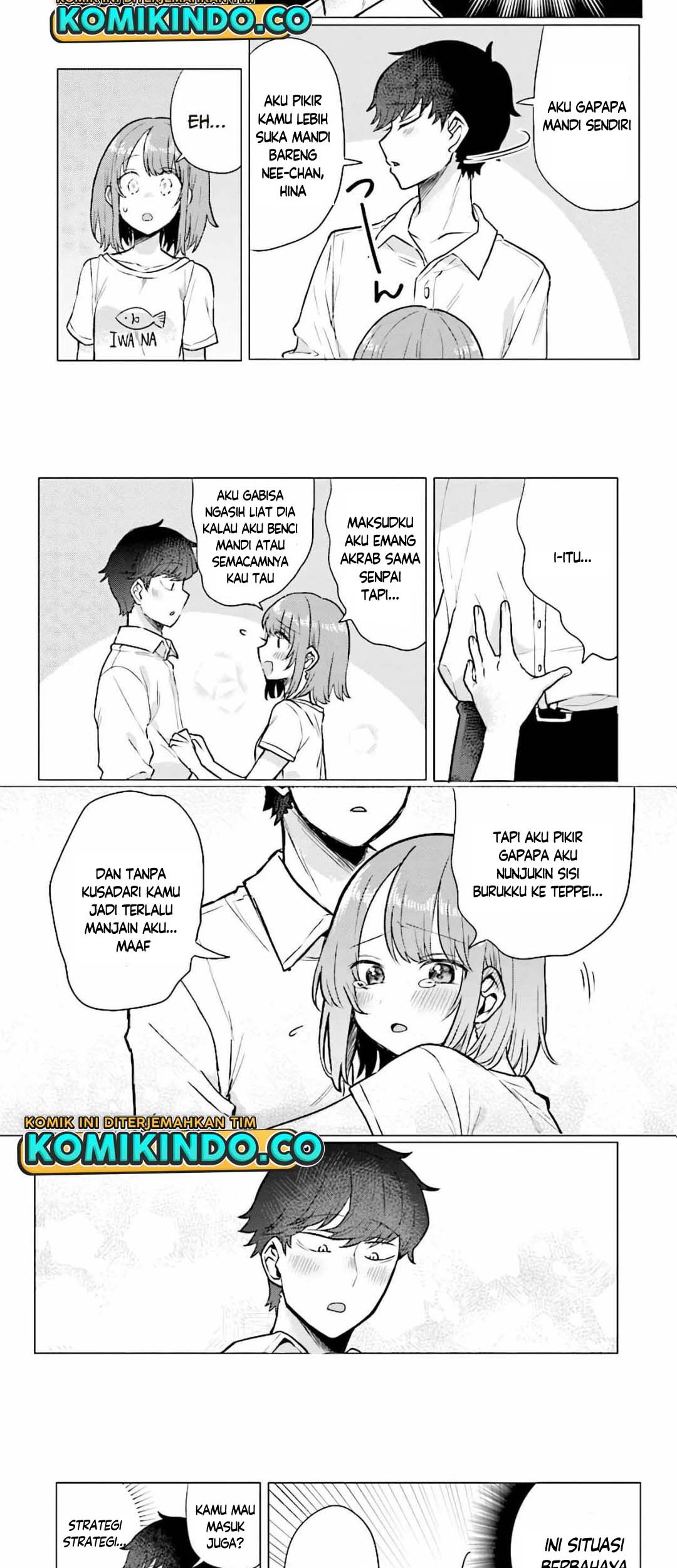 Girlfriend Who Absolutely Doesn’t Want to Take a Bath VS Boyfriend Who Absolutely Wants Her to Take a Bath Chapter 42 Gambar 3