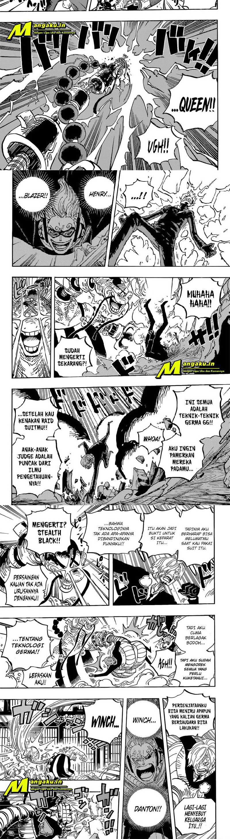 One Piece Chapter 1034 HD Gambar 3