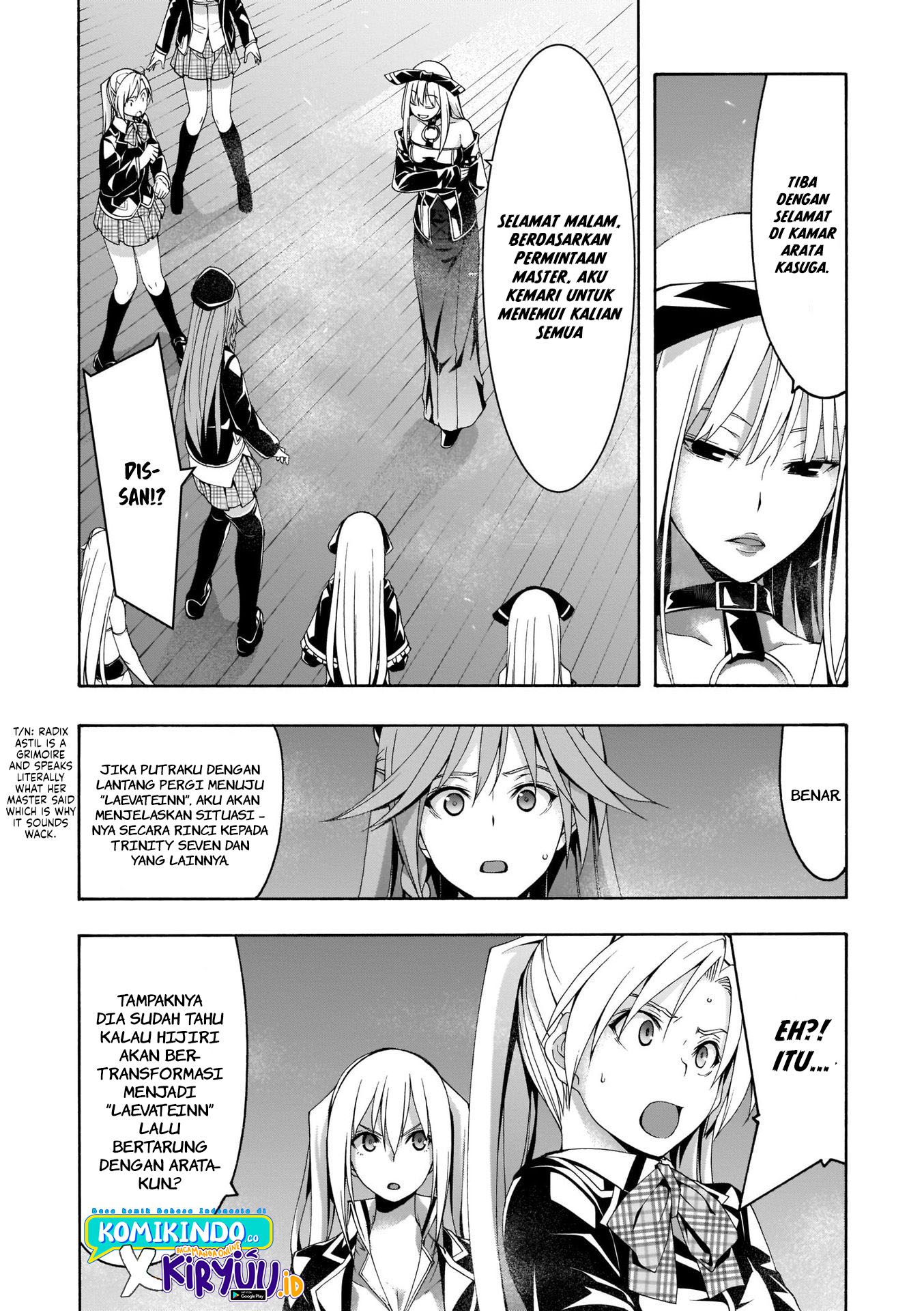 Trinity Seven Chapter 111 Gambar 10