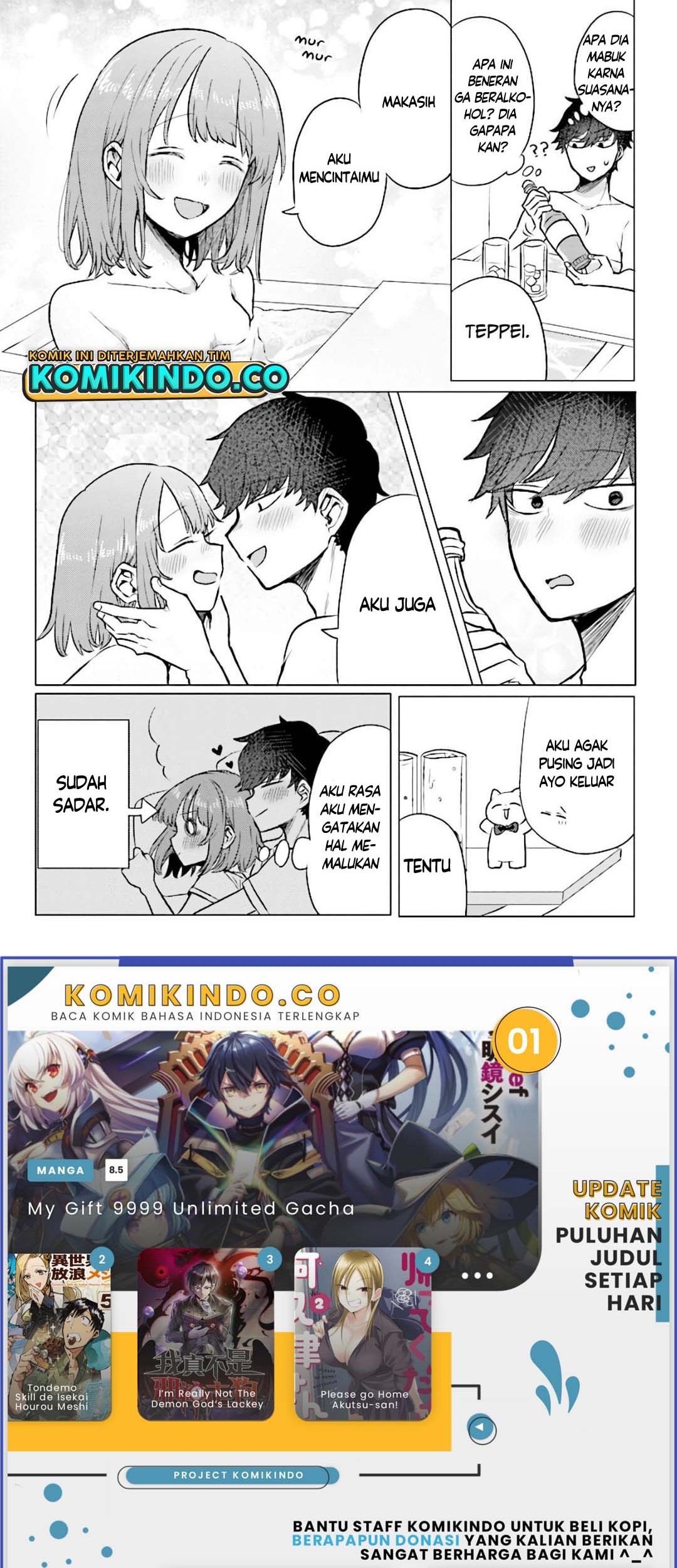 Girlfriend Who Absolutely Doesn’t Want to Take a Bath VS Boyfriend Who Absolutely Wants Her to Take a Bath Chapter 43 Gambar 4