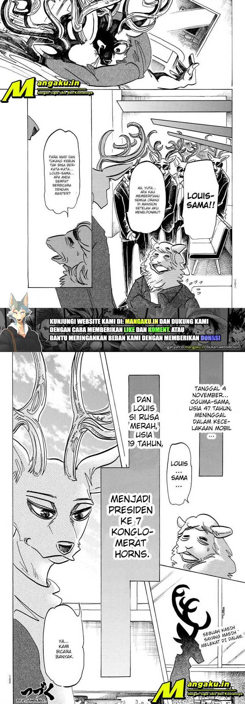 Beastars Chapter 165 Gambar 13
