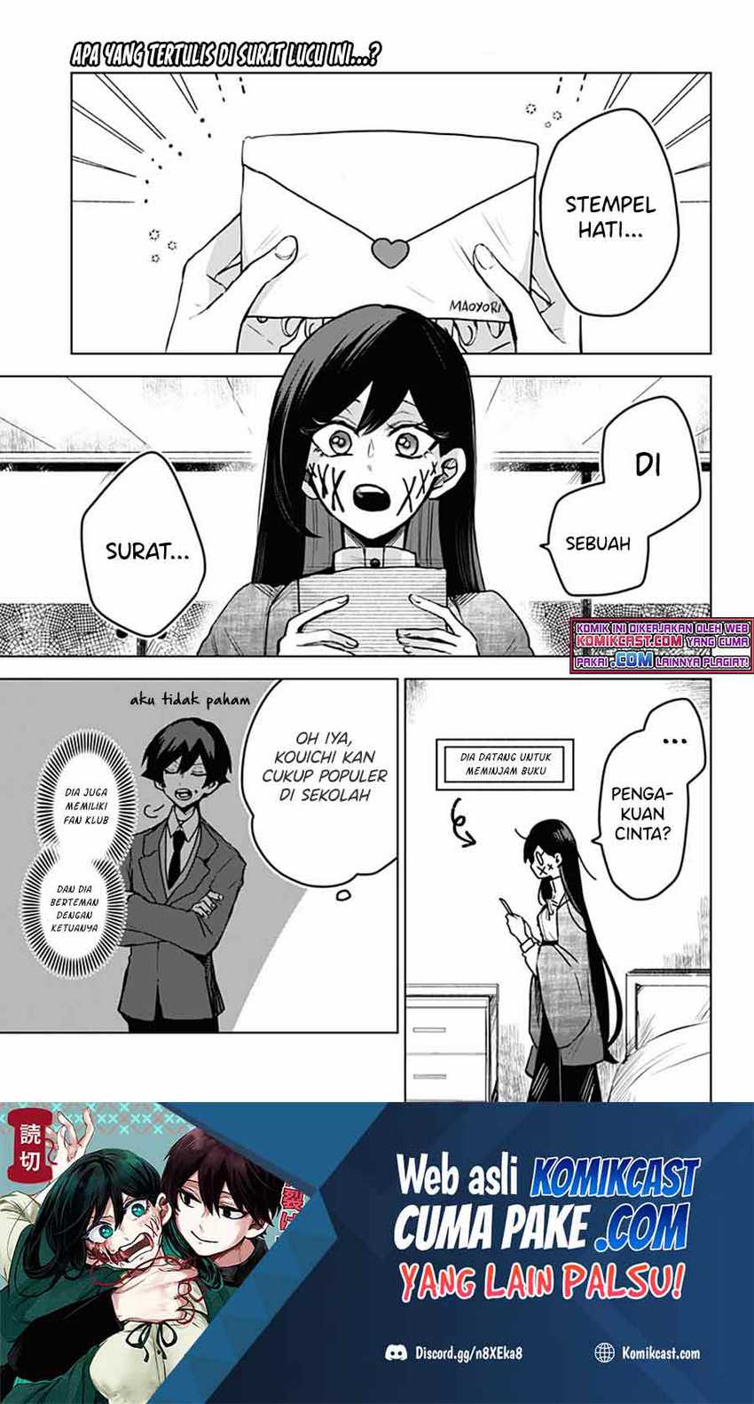 Baca Kuchi ga Saketemo Kimi ni wa Chapter 25 Gambar 2
