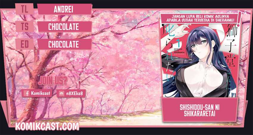 Baca Komik Shishidou-san ni Shikararetai Chapter 15 Gambar 1