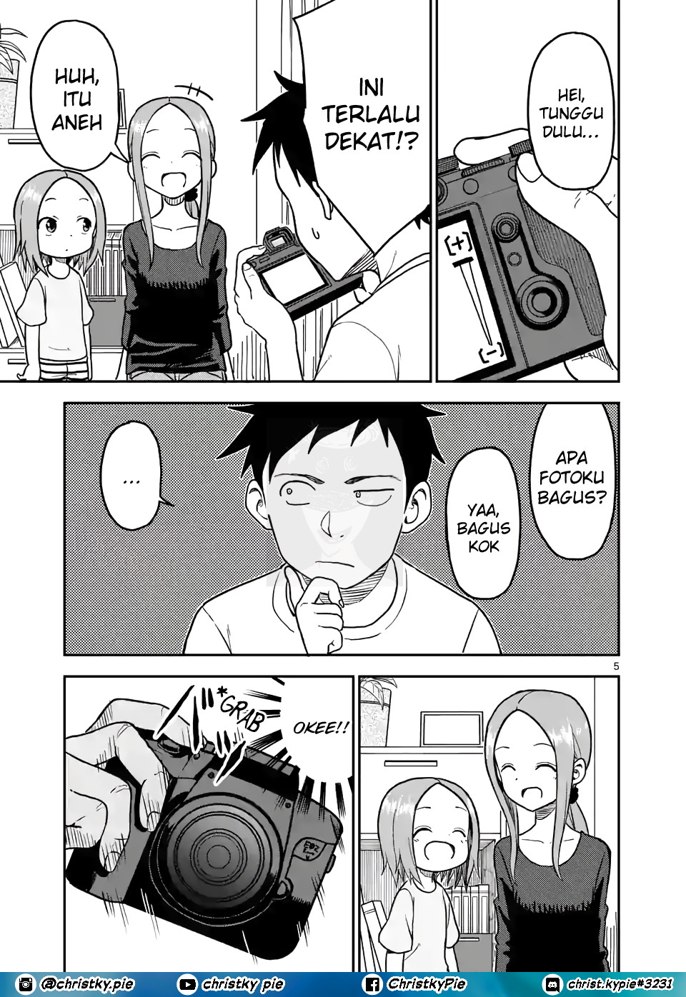 Karakai Jouzu no (Moto) Takagi-san Chapter 92 Gambar 5