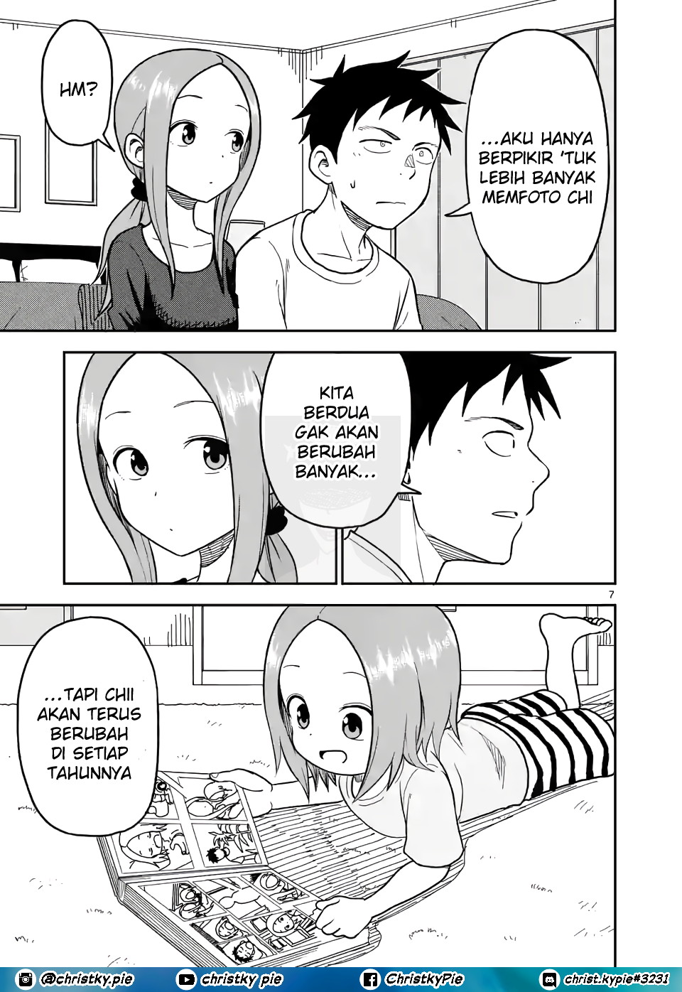Karakai Jouzu no (Moto) Takagi-san Chapter 92 Gambar 7
