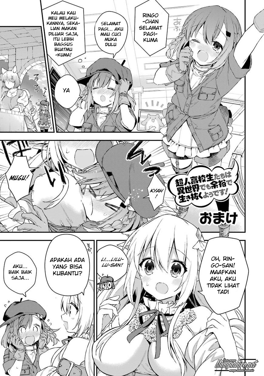 Baca Choujin Koukousei-tachi wa Isekai demo Yoyuu de Ikinuku you desu! Chapter 31.1 Gambar 2
