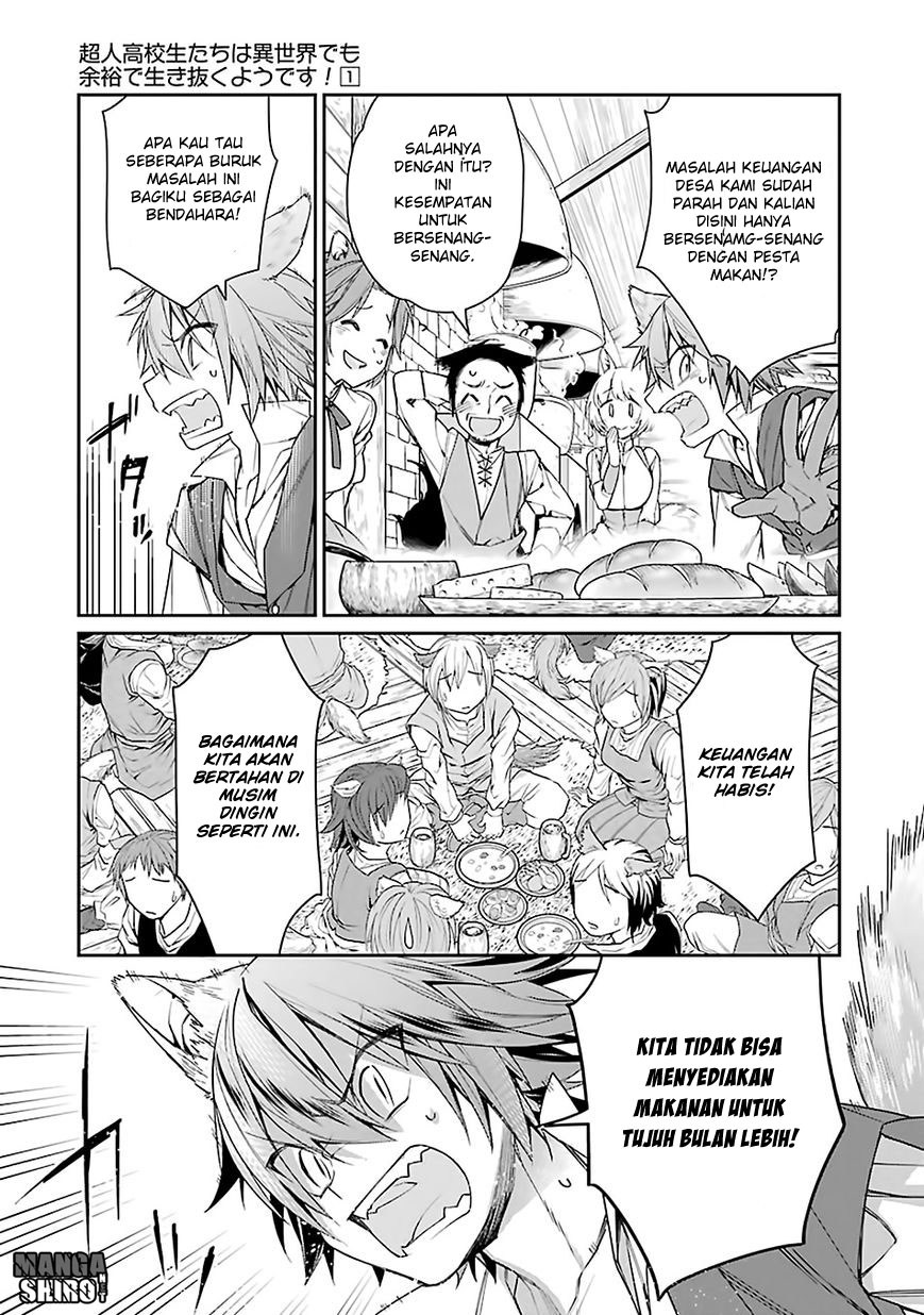 Choujin Koukousei-tachi wa Isekai demo Yoyuu de Ikinuku you desu! Chapter 03 Gambar 10