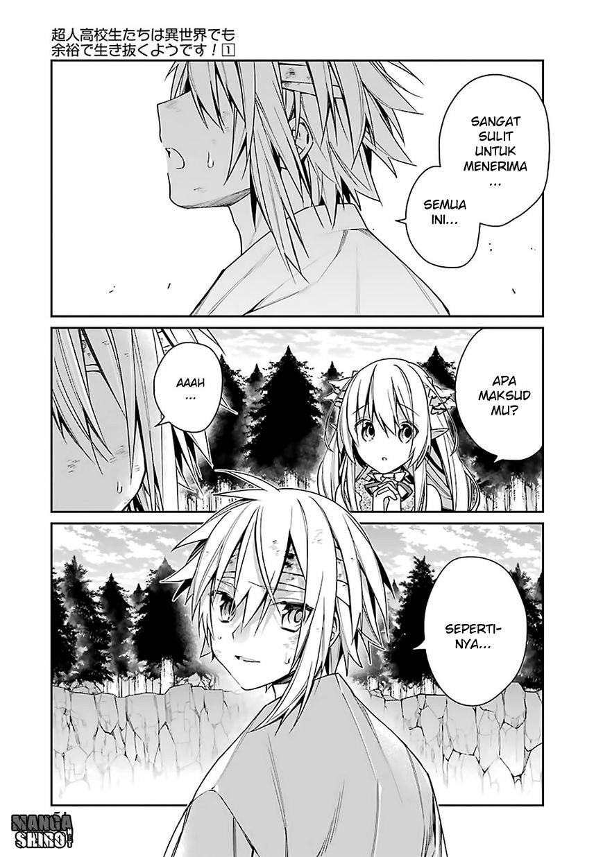 Choujin Koukousei-tachi wa Isekai demo Yoyuu de Ikinuku you desu! Chapter 02 Gambar 22