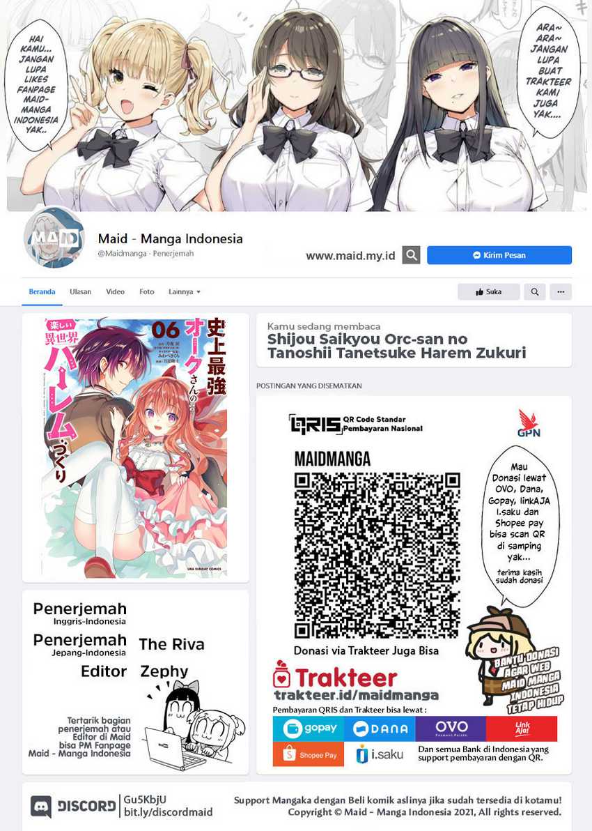 Baca Shijou Saikyou Orc-san no Tanoshii Tanetsuke Harem Zukuri Chapter 68.2 Gambar 2