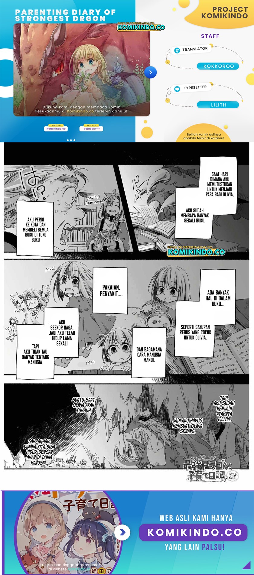 Baca Komik Parenting Diary Of The Strongest Dragon Who Suddenly Became A Dad Chapter 02 Gambar 1