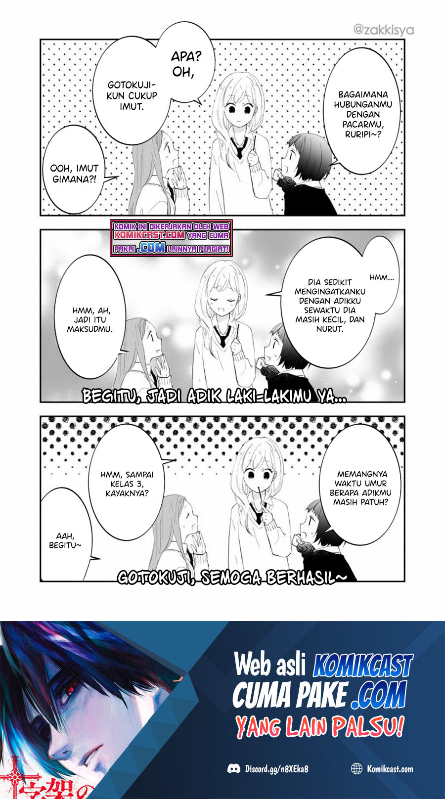 Baca  The World Will Be Destroyed Tomorrow, so I Want to Rub Your Boobs Chapter 08 Gambar 2