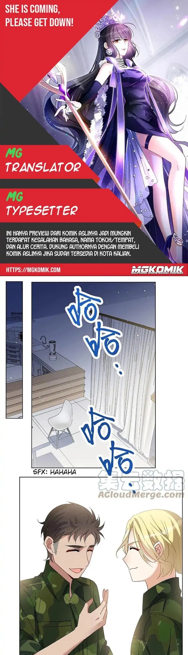 Baca Komik She Is Coming, Please Get Down! Chapter 63.1 Gambar 1