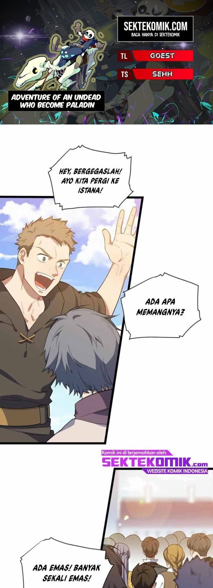 Baca Komik Adventures of an Undead Who Became Paladin Chapter 10 Gambar 1