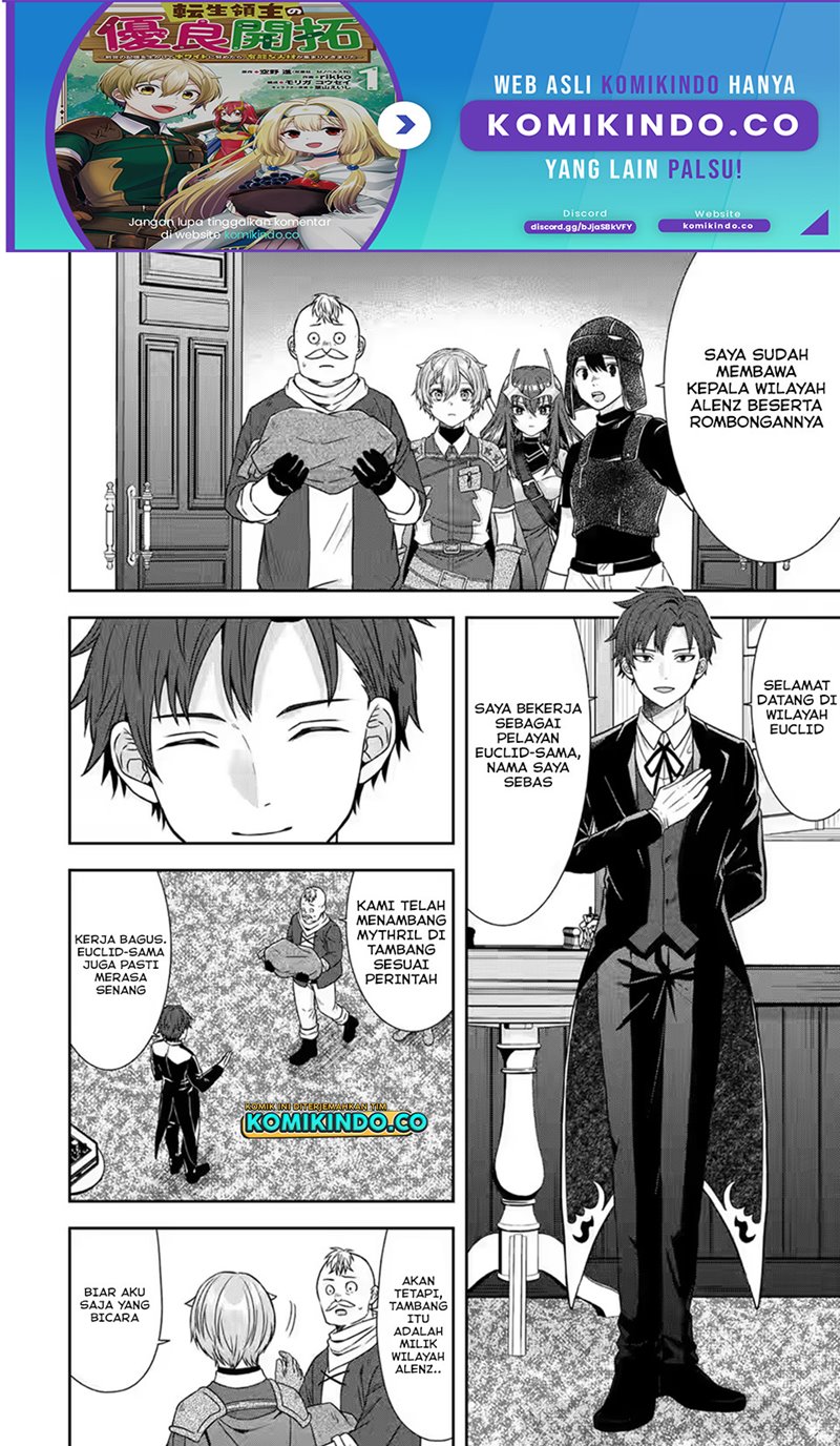 Baca Tensei Ryoushu no Yuuryou Kaitaku: Zensei no Kioku o Ikashite White ni Tsutometara, Yuunou na Jinzai ga Atsumari Sugimashita Chapter 15.2 Gambar 2