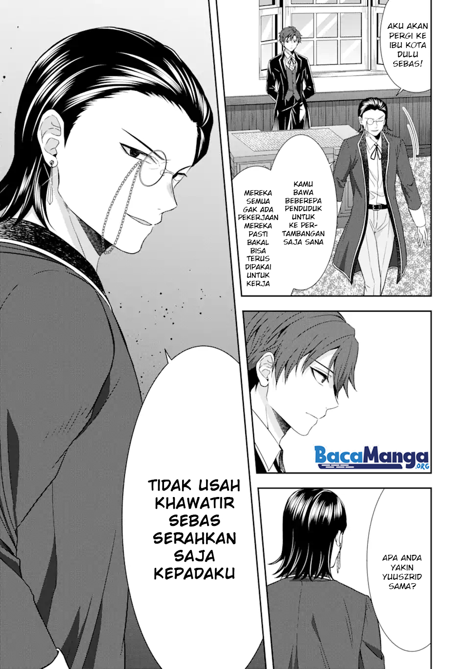 Tensei Ryoushu no Yuuryou Kaitaku: Zensei no Kioku o Ikashite White ni Tsutometara, Yuunou na Jinzai ga Atsumari Sugimashita Chapter 14.1 Gambar 12