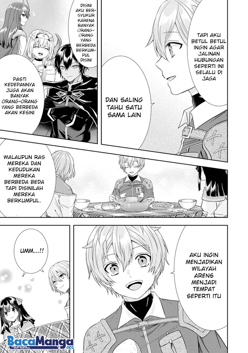 Tensei Ryoushu no Yuuryou Kaitaku: Zensei no Kioku o Ikashite White ni Tsutometara, Yuunou na Jinzai ga Atsumari Sugimashita Chapter 12.1 Gambar 12