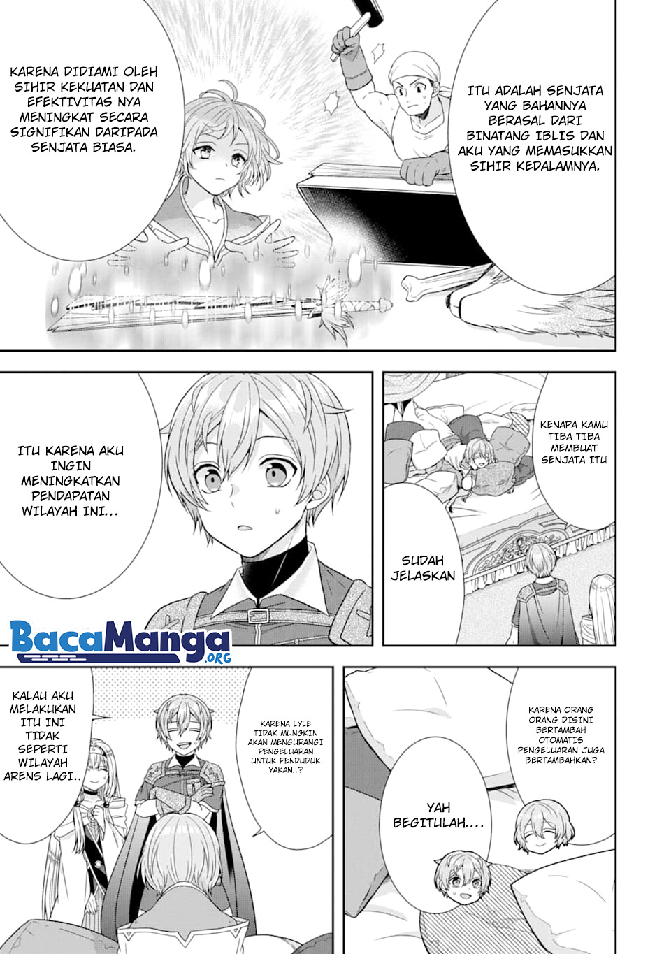 Tensei Ryoushu no Yuuryou Kaitaku: Zensei no Kioku o Ikashite White ni Tsutometara, Yuunou na Jinzai ga Atsumari Sugimashita Chapter 08.2 Gambar 3