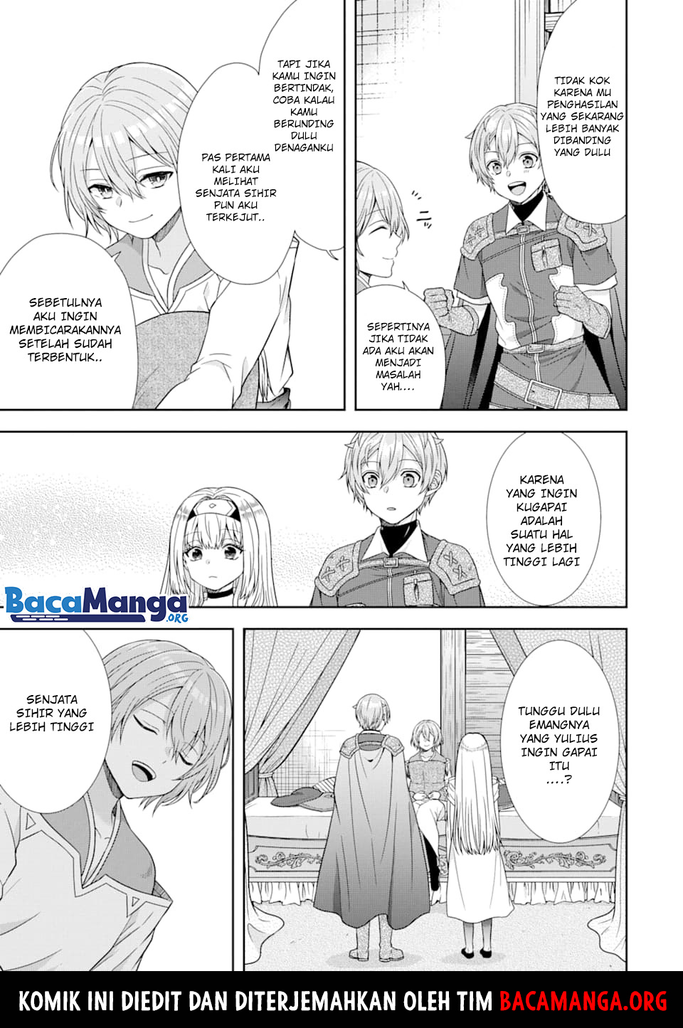 Tensei Ryoushu no Yuuryou Kaitaku: Zensei no Kioku o Ikashite White ni Tsutometara, Yuunou na Jinzai ga Atsumari Sugimashita Chapter 08.2 Gambar 5