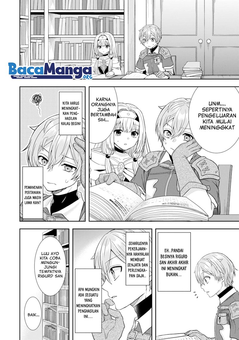 Tensei Ryoushu no Yuuryou Kaitaku: Zensei no Kioku o Ikashite White ni Tsutometara, Yuunou na Jinzai ga Atsumari Sugimashita Chapter 08.1 Gambar 11