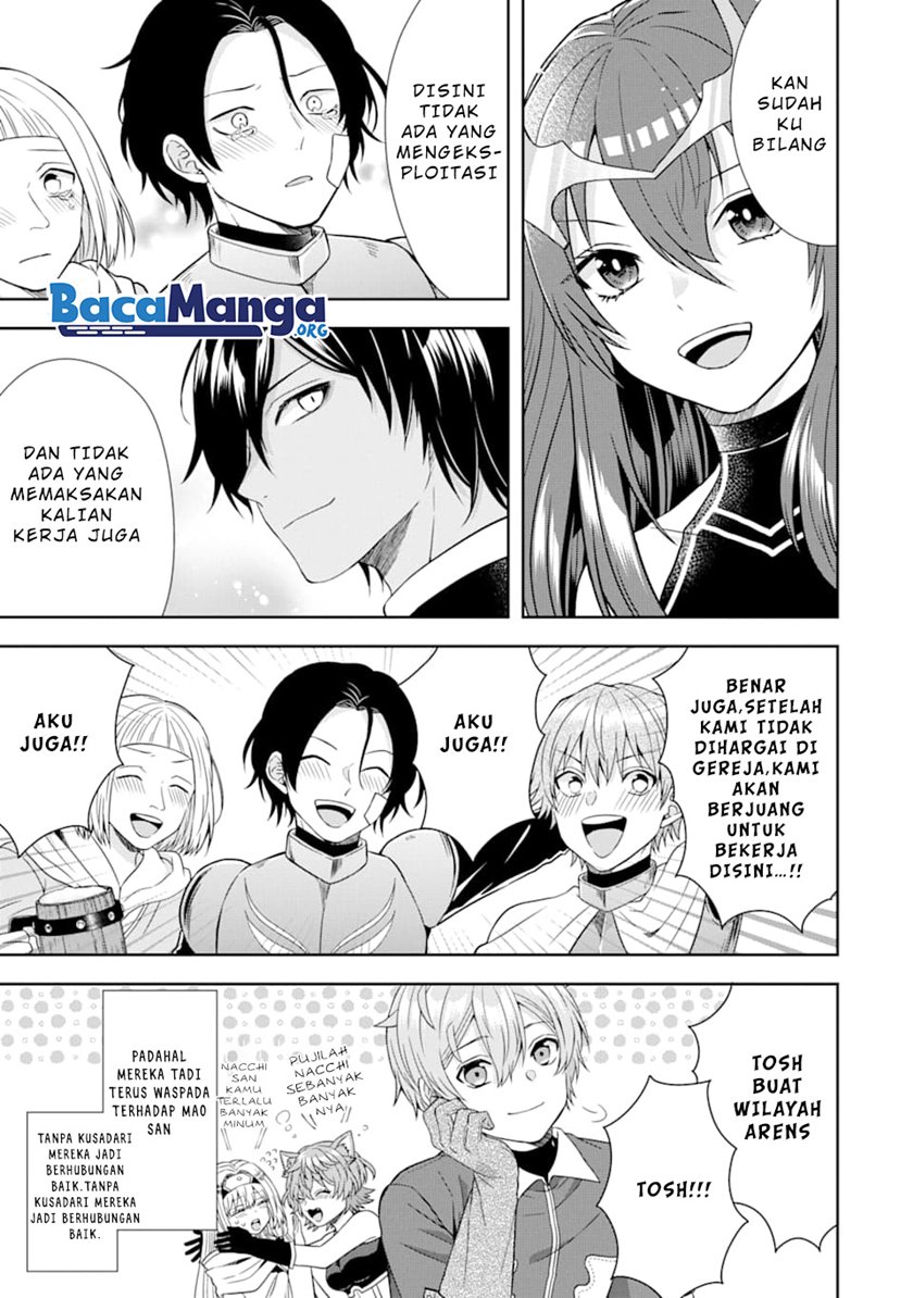 Tensei Ryoushu no Yuuryou Kaitaku: Zensei no Kioku o Ikashite White ni Tsutometara, Yuunou na Jinzai ga Atsumari Sugimashita Chapter 07.2 Gambar 13