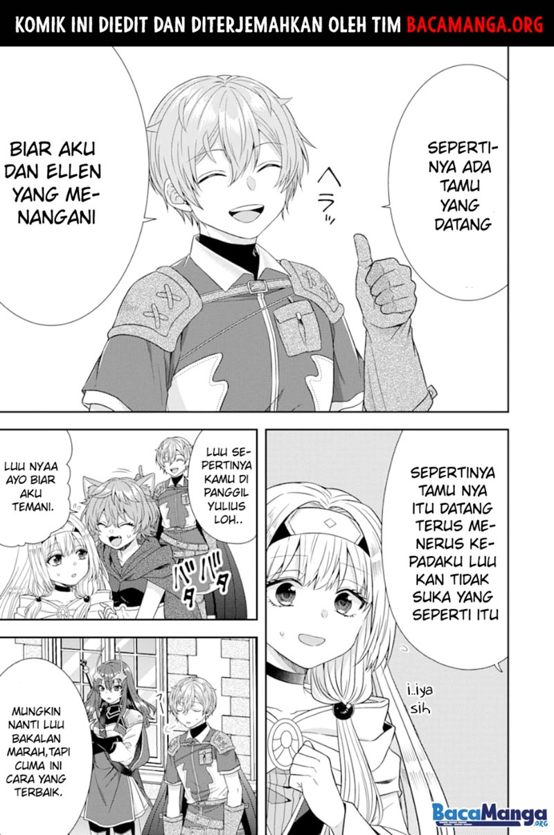 Tensei Ryoushu no Yuuryou Kaitaku: Zensei no Kioku o Ikashite White ni Tsutometara, Yuunou na Jinzai ga Atsumari Sugimashita Chapter 06.1 Gambar 12