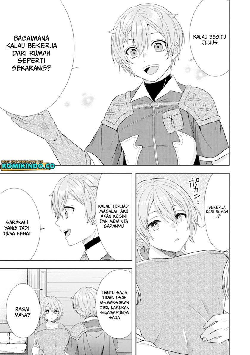 Tensei Ryoushu no Yuuryou Kaitaku: Zensei no Kioku o Ikashite White ni Tsutometara, Yuunou na Jinzai ga Atsumari Sugimashita Chapter 04.2 Gambar 13