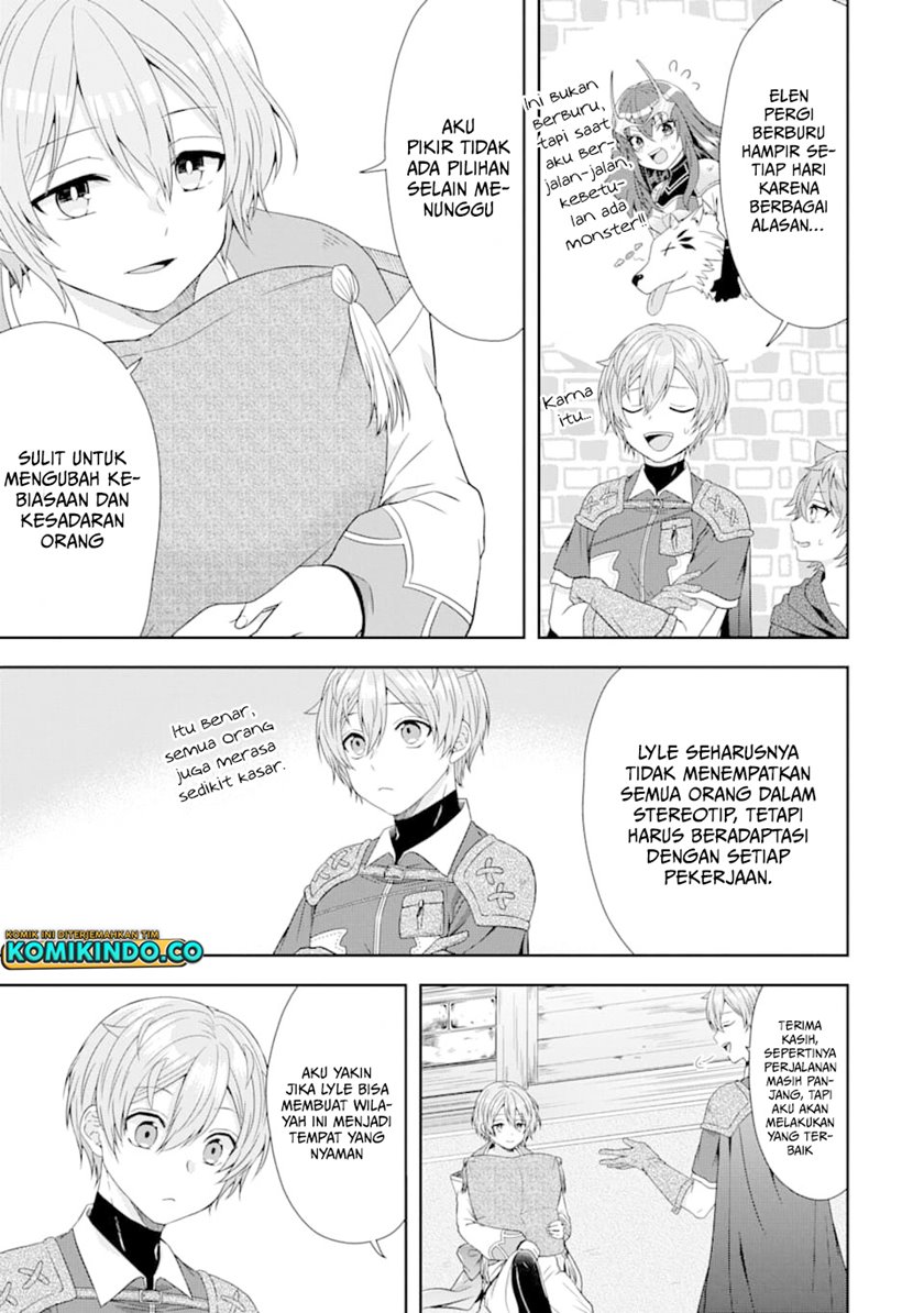 Tensei Ryoushu no Yuuryou Kaitaku: Zensei no Kioku o Ikashite White ni Tsutometara, Yuunou na Jinzai ga Atsumari Sugimashita Chapter 04.2 Gambar 15