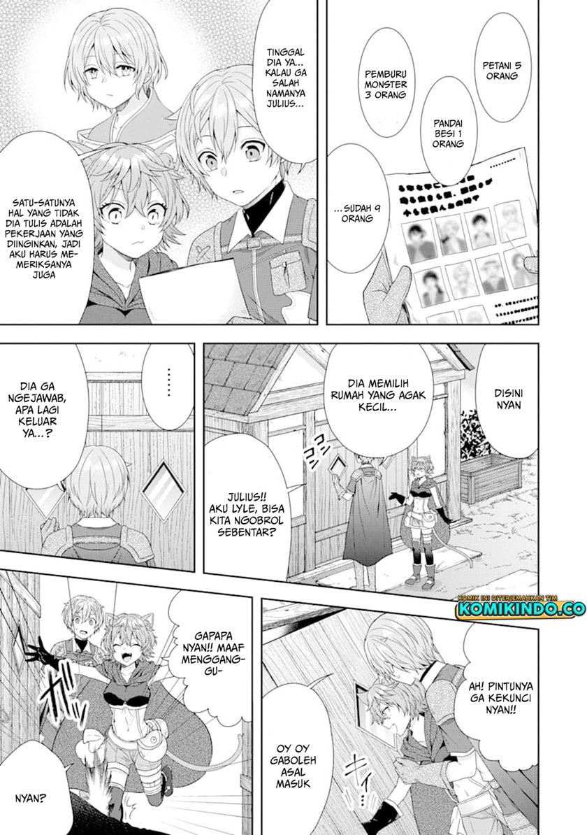 Tensei Ryoushu no Yuuryou Kaitaku: Zensei no Kioku o Ikashite White ni Tsutometara, Yuunou na Jinzai ga Atsumari Sugimashita Chapter 04.1 Gambar 18