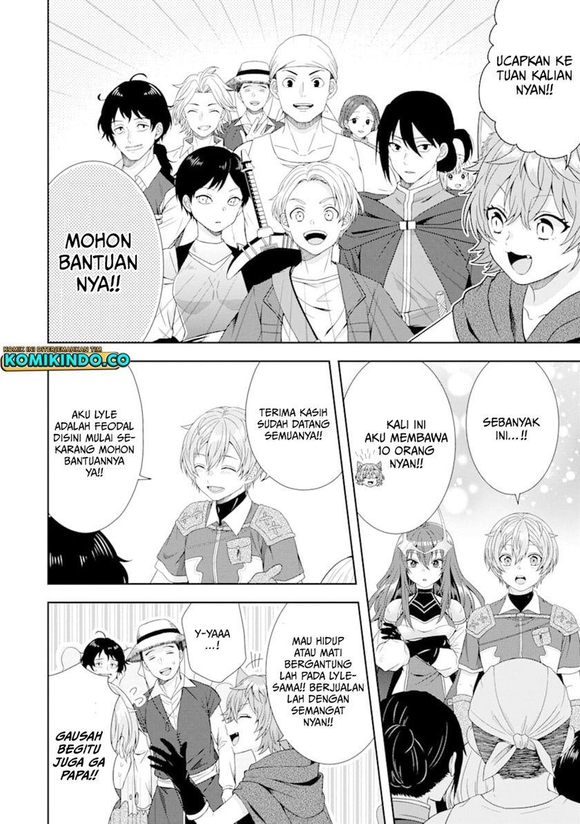 Tensei Ryoushu no Yuuryou Kaitaku: Zensei no Kioku o Ikashite White ni Tsutometara, Yuunou na Jinzai ga Atsumari Sugimashita Chapter 04.1 Gambar 9