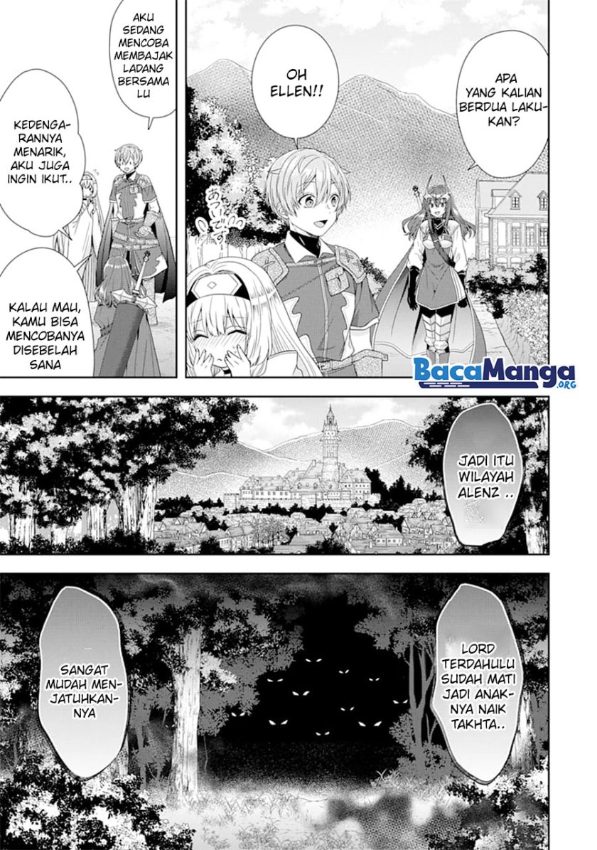 Tensei Ryoushu no Yuuryou Kaitaku: Zensei no Kioku o Ikashite White ni Tsutometara, Yuunou na Jinzai ga Atsumari Sugimashita Chapter 02.2 Gambar 19